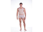 Colete masculino curto com abertura  - 62186